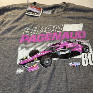 T-Shirt Indycar Graphic Women's Gray Various Sizes Simon Auto Racing New w/ Tags